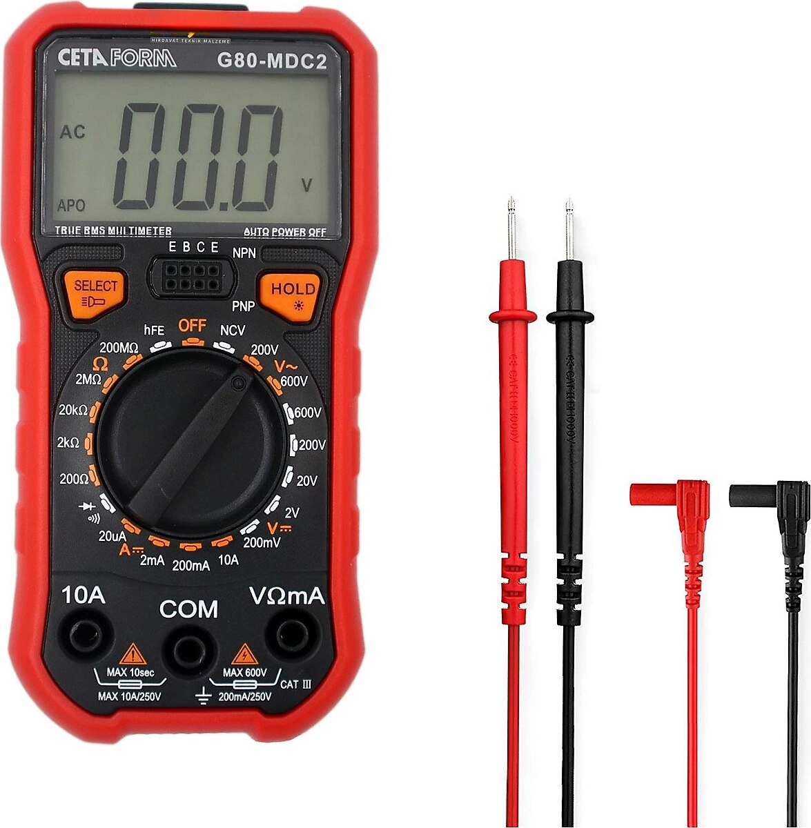 Ceta Form G80-MDC2 Rəqəmsal Multimetr
