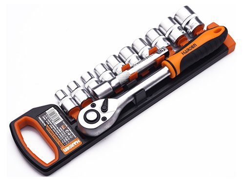 12 hissəli 1/2 düym racet açar və ucluq dəsti – HardenTools 510016