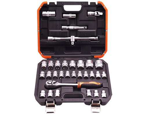 32 hissəli 1/2 düym drive başlıq (socket) dəsti – Harden Tools 510432