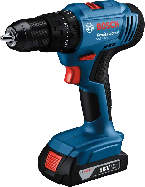 Bosch Professional GSB 183-LI 18V Akkumulyatorlu Zerbeli Drel-Vintburan