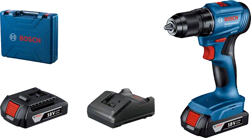Bosch Professional GSR 185-LI 18V Akkumulyatorlu Drel Vintburan