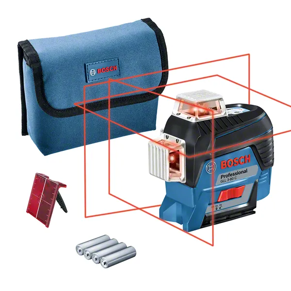Lazerli niveliri Bosch GLL 3-80 C+BT 150